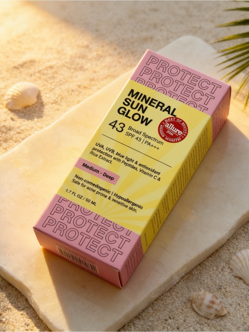 iNNBeauty Project Mineral Sun Glow SPF 43, tinted sunscreen (medium-deep)
